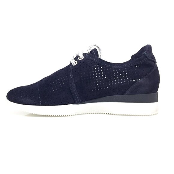 NEW MAXMARA MM41 Navy  Blue Suede Sneakers size US 6 - Picture 6 of 11